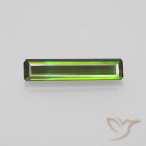 1.81ct Natural Verde medio Turmalina, corte esmeralda, VVS