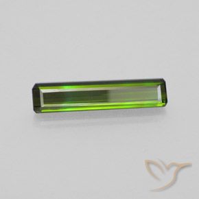 Turmalina Verde medio natural de 1.81 ct, Corte Octágono / Esmeralda, VVS