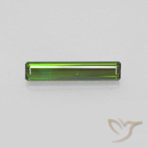 1.49ct Natural Verde medio Turmalina, corte esmeralda, VVS