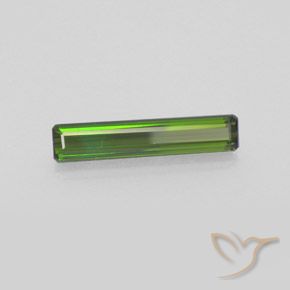 Turmalina Verde medio natural de 1.49 ct, Corte Octágono / Esmeralda, VVS