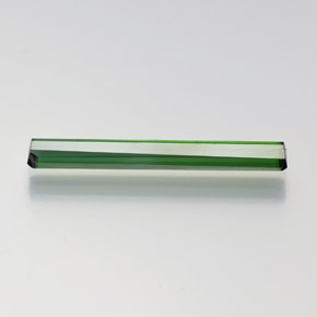 Turmalina verde natural de 1,25 ct, corte esmeralda, VVS-VS