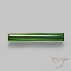 1.76ct Natural Verde oscuro Turmalina, corte esmeralda, VVS-VS