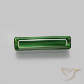 1.77ct Natural Verde turmalina, corte esmeralda, VS