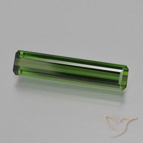Turmalina Verde terroso natural de 1.62 ct, Corte Octágono / Esmeralda, VVS-VS