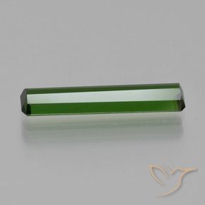 Turmalina Verde terroso natural de 1.62 ct, Corte Octágono / Esmeralda, VVS-VS