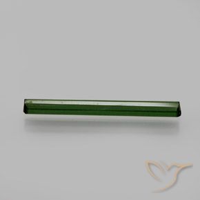 Turmalina Verde oscuro natural de 1.34 ct, Corte Octágono / Esmeralda, VVS-VS