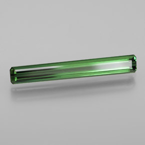 Turmalina Verde natural de 1.66 ct, corte esmeralda, VVS