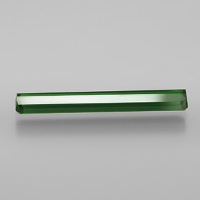 Turmalina Verde natural de 1.66 ct, corte esmeralda, VVS