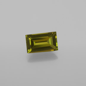 Turmalina verde natural de 1,05 ct, baguette, VS