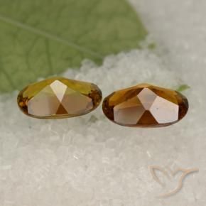 Gemas de Turmalina Marrón oscuro medio natural de 1.74 ct, Ovalada, VVS