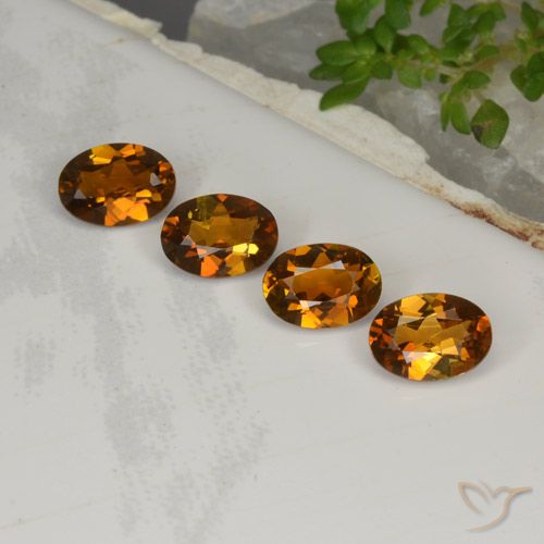 Gemas de Turmalina Marrón dorado natural de 2.76 ct, Corte Óvalo, VS