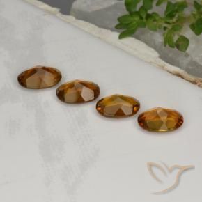 Gemas de Turmalina Marrón dorado natural de 2.76 ct, Corte Óvalo, VS