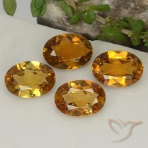 Gemas de Turmalina Dorado medio natural de 2.74 ct, Ovalada, VVS