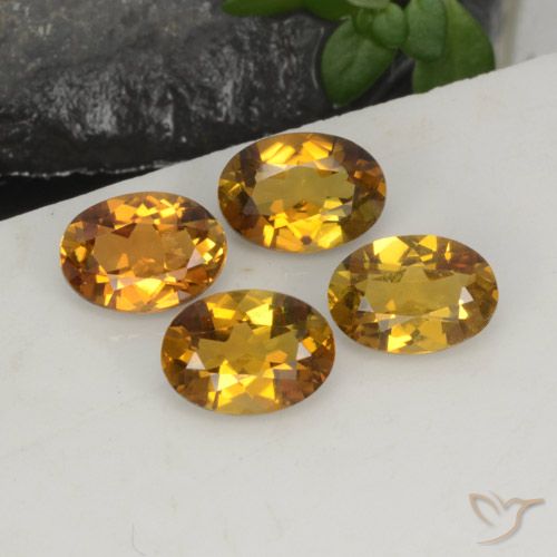 Gemas de Turmalina Dorado marrón natural de 2.88 ct, Ovalada, VVS-VS