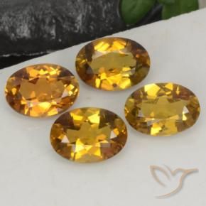 Gemas de Turmalina Dorado marrón natural de 2.88 ct, Ovalada, VVS-VS