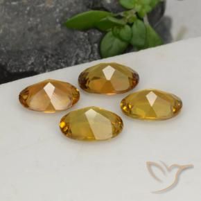 Gemas de Turmalina Dorado marrón natural de 2.88 ct, Ovalada, VVS-VS