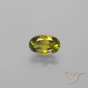 0.86ct Natural Marrón claro medio turmalina, Ovalada, VS-SI
