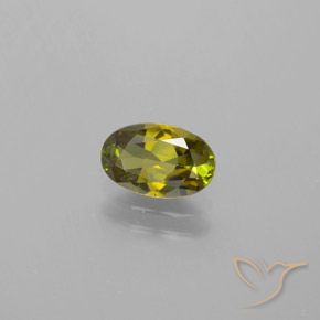 Turmalina Marrón claro medio natural de 0.86 ct, Ovalada, VS-SI