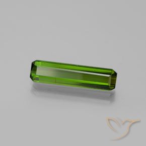 Turmalina Verde terroso natural de 2.16 ct, Corte Octágono / Esmeralda, VS-SI