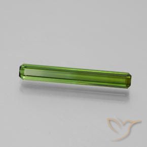 Turmalina Verde medio natural de 2.03 ct, Corte Octágono / Esmeralda, VVS
