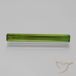 2.68ct Natural Verde bosque Turmalina, corte esmeralda, VVS