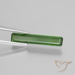Turmalina Verde medio natural de 1.15 ct, Corte Octágono / Esmeralda, VVS-VS