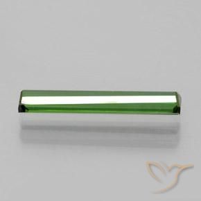 Turmalina Verde oscuro natural de 1.25 ct, Corte Octágono / Esmeralda, VVS