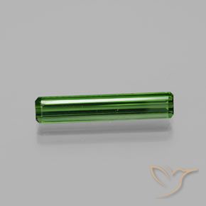 2.27ct Natural Verde terroso Turmalina, corte esmeralda, VVS-VS