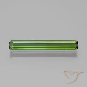 1.16ct Natural Verde oscuro Turmalina, corte esmeralda, VVS-VS