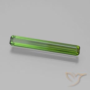 Turmalina Verde oscuro natural de 1.16 ct, Corte Octágono / Esmeralda, VVS-VS