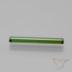 Turmalina Verde oscuro natural de 1.16 ct, Corte Octágono / Esmeralda, VVS-VS