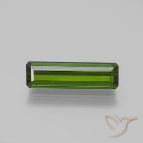 Turmalina Verde bosque natural de 1.52 ct, corte esmeralda, VVS-VS