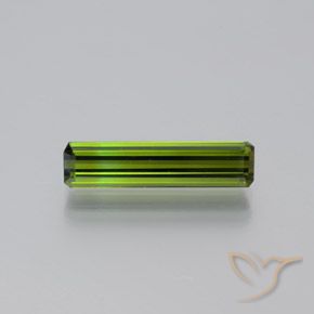1.97ct Natural Verde oscuro Turmalina, corte esmeralda, VVS-VS