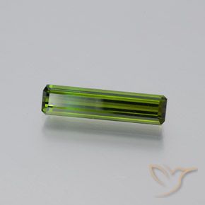 Turmalina Verde oscuro natural de 1.97 ct, Corte Octágono / Esmeralda, VVS-VS