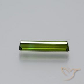 Turmalina Verde oscuro natural de 1.97 ct, Corte Octágono / Esmeralda, VVS-VS
