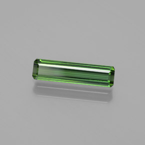 Turmalina Verde natural de 1.03 ct, corte esmeralda, VVS-VS