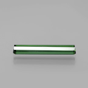 Turmalina verde natural de 1,27 ct, corte esmeralda, VVS-VS