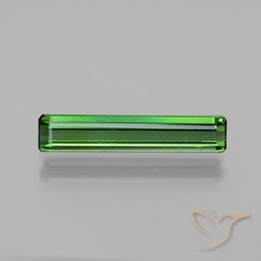 1.42ct Natural Verde medio Turmalina, corte esmeralda, VS