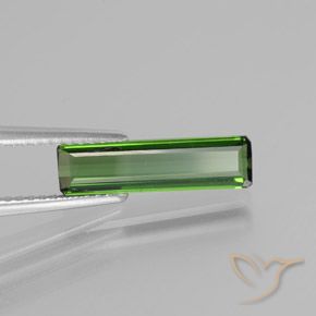 Turmalina Verde medio natural de 1.43 ct, Corte Octágono / Esmeralda, VS