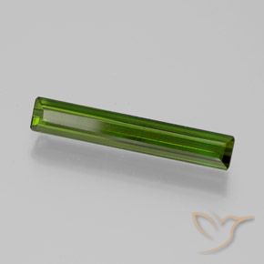 Turmalina Verde oscuro natural de 1.43 ct, Corte Octágono / Esmeralda, VVS