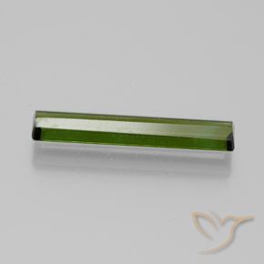 Turmalina Verde oscuro natural de 1.43 ct, Corte Octágono / Esmeralda, VVS