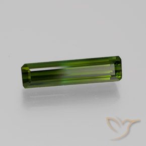 Turmalina Verde terroso natural de 1.51 ct, Corte Octágono / Esmeralda, VVS