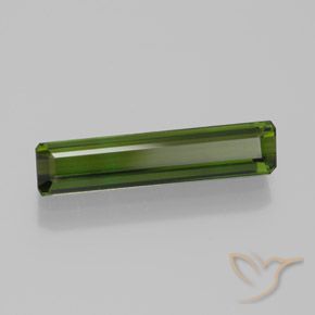 Turmalina Verde terroso natural de 1.84 ct, Corte Octágono / Esmeralda, VVS