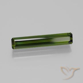 Turmalina Verde terroso natural de 1.53 ct, Corte Octágono / Esmeralda, VVS