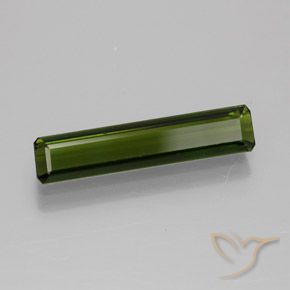 Turmalina Verde oscuro natural de 1.55 ct, Corte Octágono / Esmeralda, VVS-VS