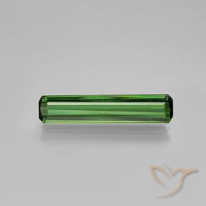 1.42ct Natural Verde Turmalina, corte esmeralda, VVS-VS