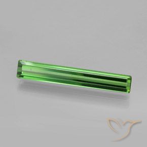 Turmalina Verde medio natural de 1.35 ct, Corte Octágono / Esmeralda, VS