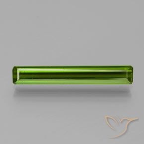 1.88ct Natural Verde medio Turmalina, corte esmeralda, VS-SI