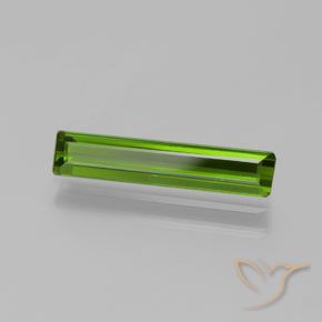 Turmalina Verde medio natural de 1.23 ct, Corte Octágono / Esmeralda, VVS-VS