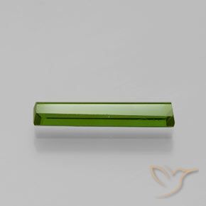 Turmalina Verde medio natural de 1.23 ct, Corte Octágono / Esmeralda, VVS-VS